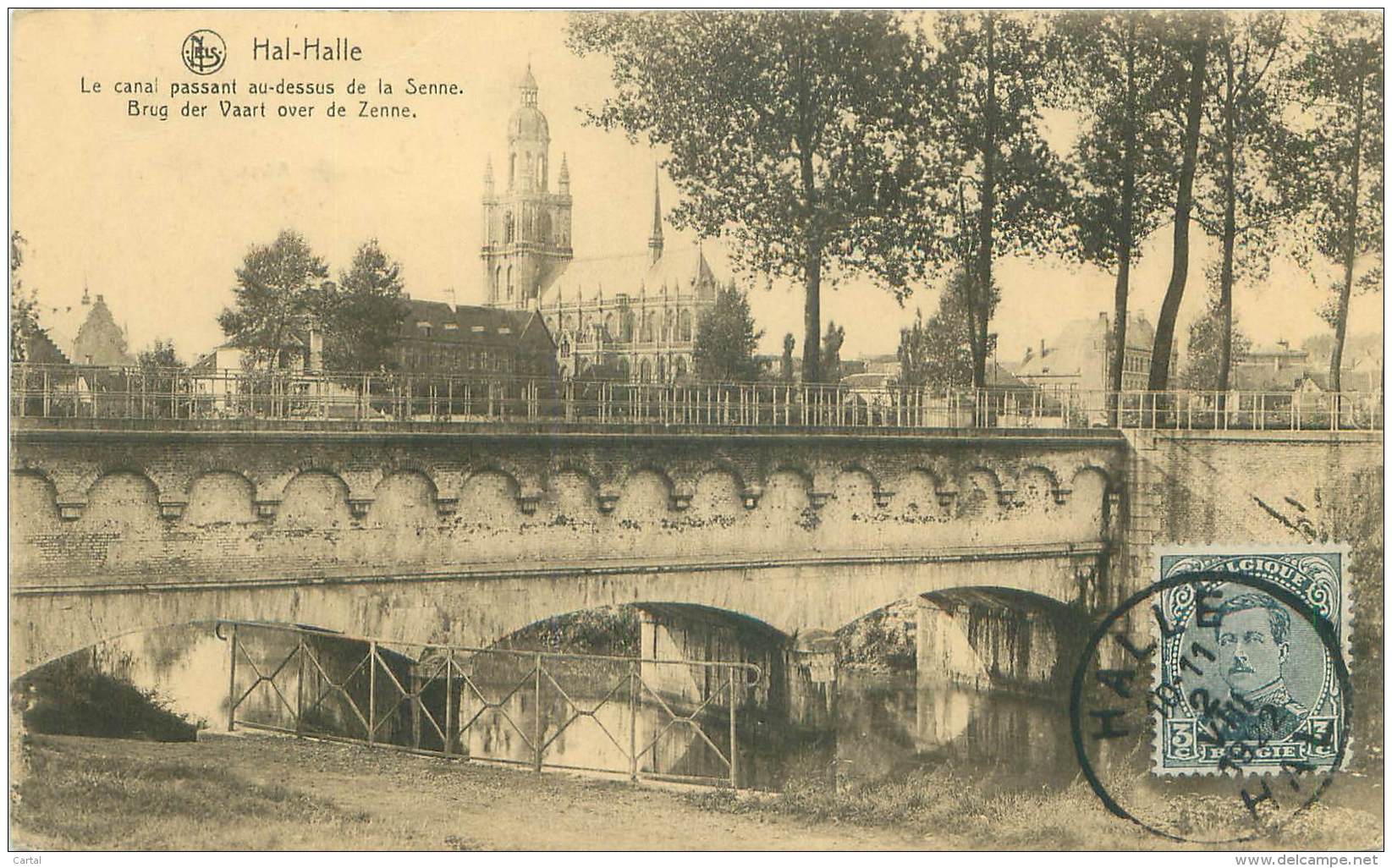 HALLE - Brug Der Vaart Over De Zenne - Halle