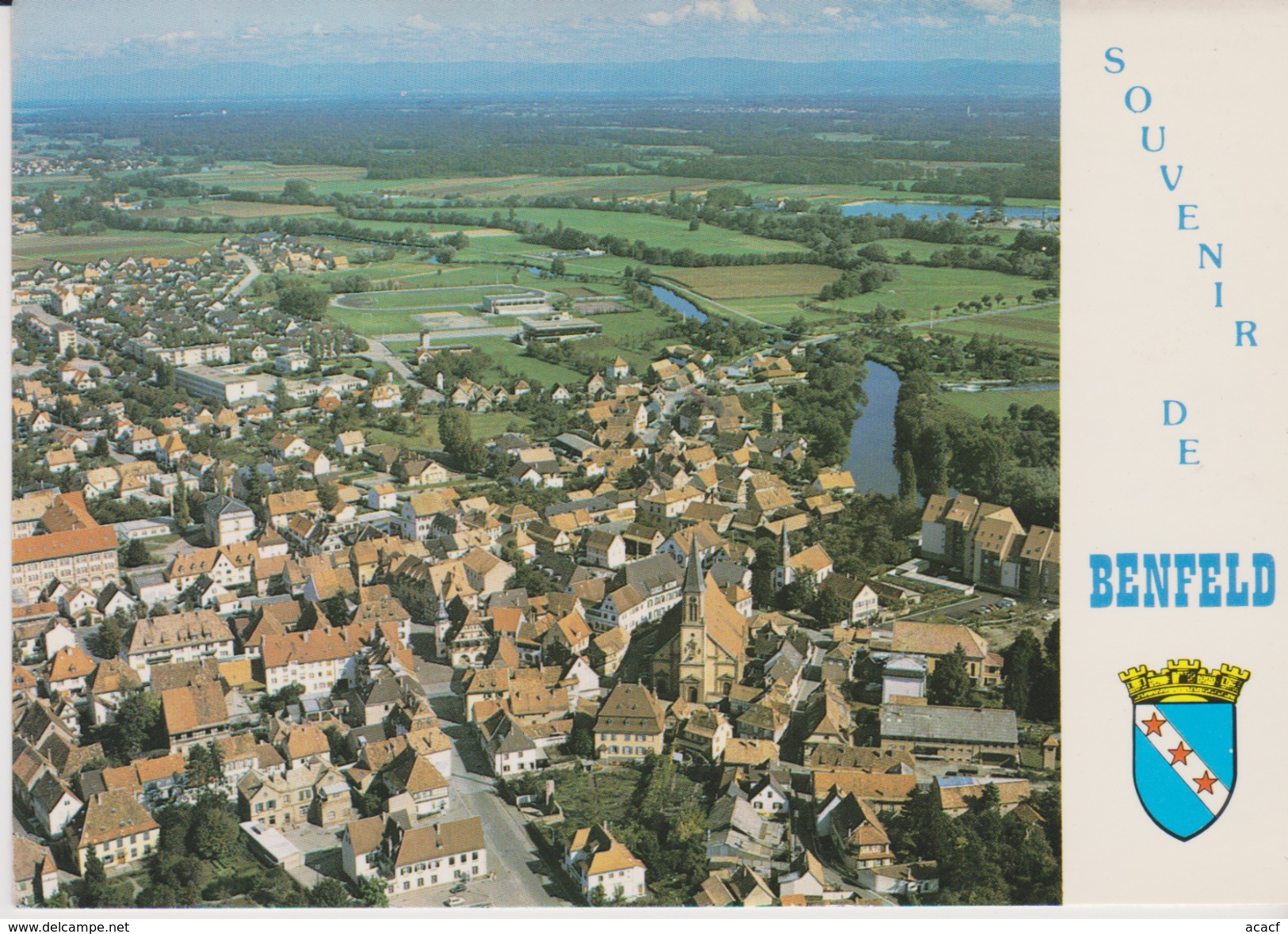 Vue Aérienne De Benfeld (67)   - - Benfeld