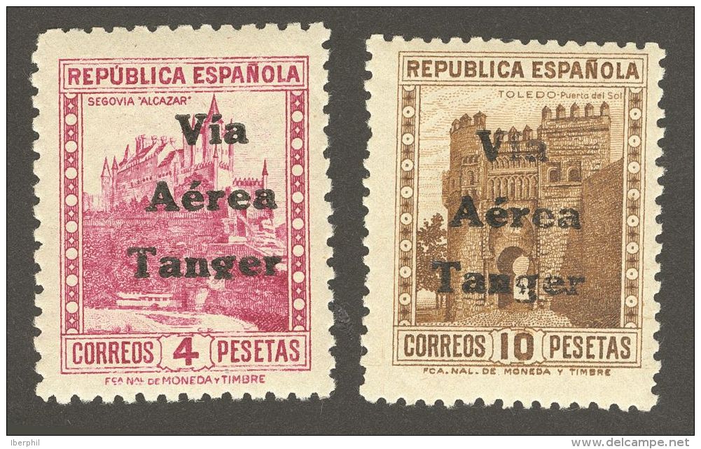 * 128/40 1938. T&aacute;nger. Serie Completa. MAGNIFICA. (Edifil 2017: 485,8&euro;) - Maroc Espagnol
