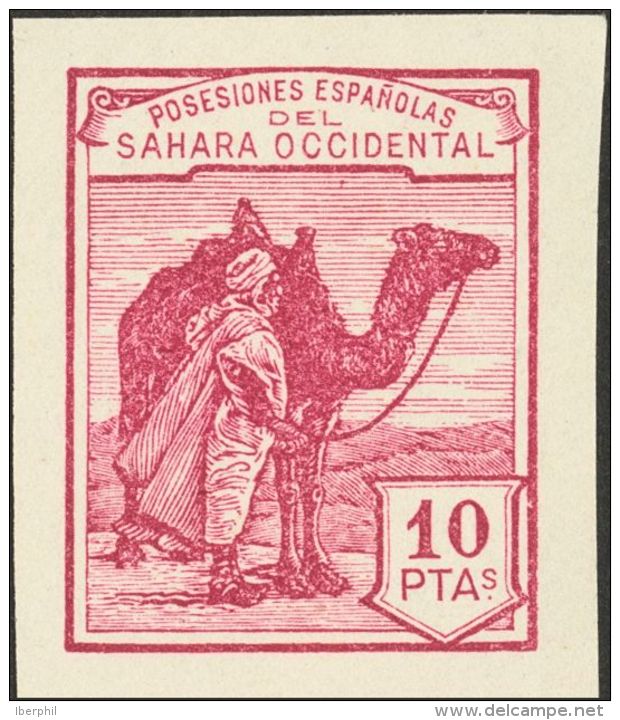 (*) NE1/10s 1931. Sahara. Serie Completa, Incluyendo El 5 Cts Verde Claro Y El 10 Cts Verde Gris. NO EMITIDA Y SIN DENTA - Sahara Espagnol