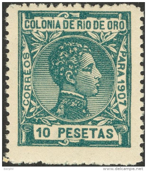 * 18/33 1907. Rio De Oro. Serie Completa. MAGNIFICA. (Edifil 2017: 183&euro;) - Rio De Oro