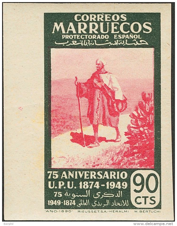 ** 312/19s 1949. Marruecos. Serie Completa, A Falta De Los Valores De 1 Pts, 1&acute;50 Pts, 5 Pts, 10 Pts Y URGENTE, Bo - Spaans-Marokko