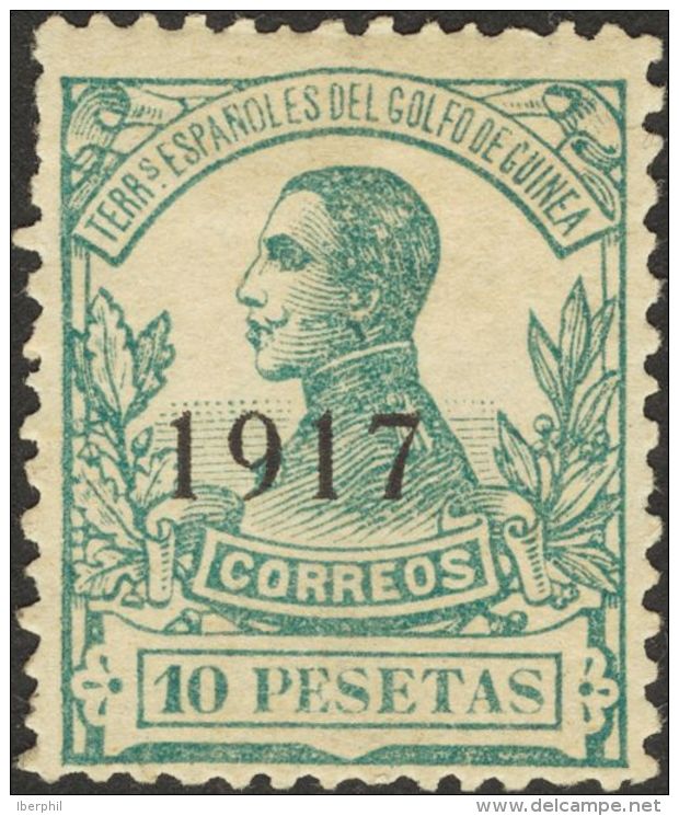 * 111/23 1917. Guinea. Serie Completa. MAGNIFICA. (Edifil 2017: 535&euro;) - Spanish Guinea