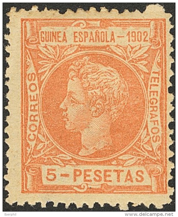 * 1/8 1902. Guinea. Serie Completa. MAGNIFICA Y MUY RARA. (Edifil 2017: 1335&euro;) - Guinée Espagnole