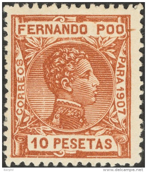 * 152/67 1907. Fernando Poo. Serie Completa. MAGNIFICA. (Edifil 2017: 134&euro;) - Fernando Poo