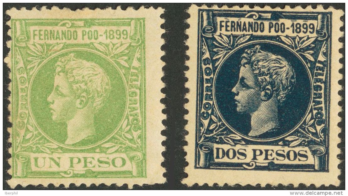 */(*) 50/69 1899. Fernando Poo. Serie Completa. BONITA. (Edifil 2017: 1665&euro;) - Fernando Po