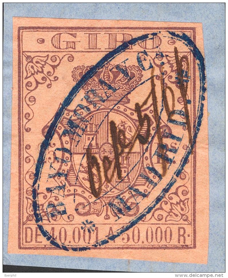 &ordm;  (1863ca). Cuba. Fiscal. Cuatro Sellos De GIRO De Diferentes Valores Con Matasellos Diversos. A EXAMINAR. - Cuba (1874-1898)