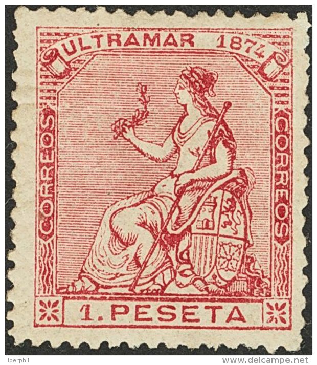 * 27/30 1874. Cuba. Serie Completa, A Falta Del 50 Cts Gris. MAGNIFICA. (Edifil 2017: 416&euro;) - Cuba (1874-1898)