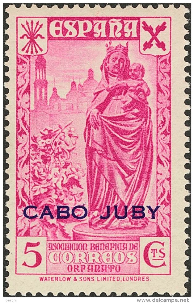 ** 12/17 1943. Cabo Juby. Beneficencia. Serie Completa. MAGNIFICA. (Edifil 2017: 74&euro;) - Cape Juby