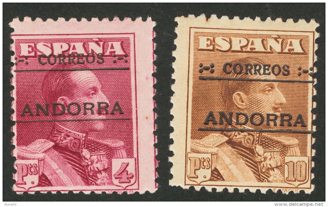 * 1/14 1928. Andorra. Serie Completa. MAGNIFICA. (Edifil 2017: 645&euro;) - Andere & Zonder Classificatie