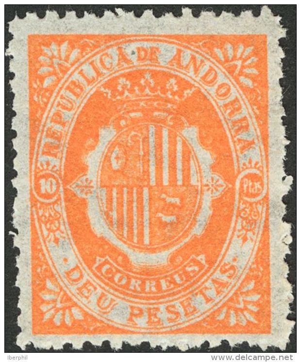 (*) NE1/12 1875. Andorra. Serie Completa. NO EMITIDA. MAGNIFICA. (Edifil 2017: 34&euro;) - Autres & Non Classés