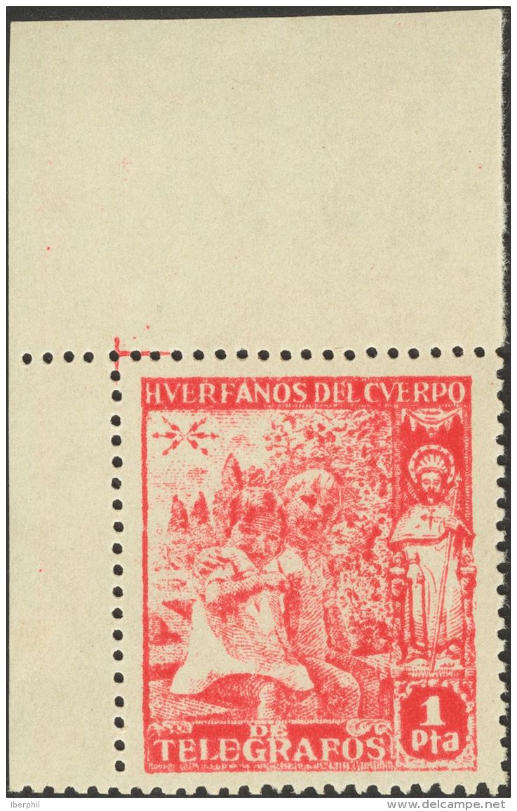 **/* 16/20 1938. Tel&eacute;grafos. Beneficencia. Serie Completa (valor Clave Sin Fijasellos). MAGNIFICA. (Edifil 2017: - Bienfaisance