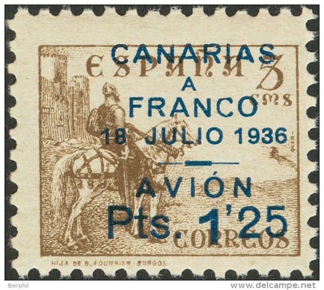 ** 11/13 1937. Canarias. Serie Completa. MAGNIFICA. (Edifil 2017: 42&euro;) - Autres & Non Classés