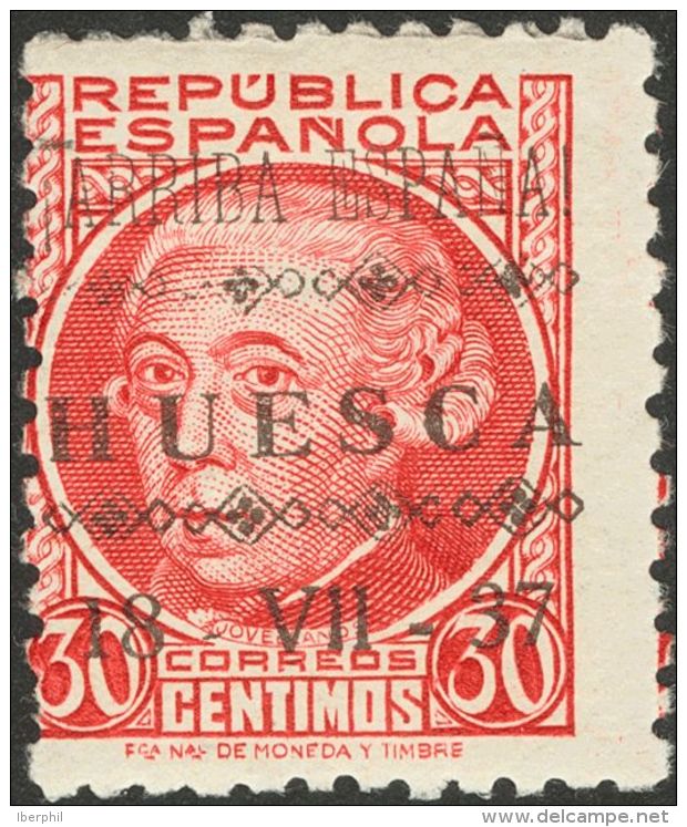* 17/23 1937. Emisiones Locales Patri&oacute;ticas. Huesca. Serie Completa. MAGNIFICA. (Edifil 2011: 89&euro;) - Nationalistische Uitgaves