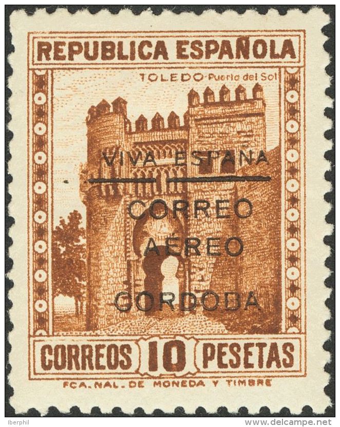 * 1/9 1937. Emisiones Locales Patri&oacute;ticas. C&oacute;rdoba. Serie Completa. MAGNIFICA Y RARA. - Emissions Nationalistes