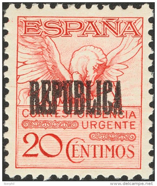 * 5/17 1931. Emisiones Locales Republicanas. Barcelona. Serie Completa. MAGNIFICA. (Edifil 2011: 35&euro;) - Republikeinse Uitgaven