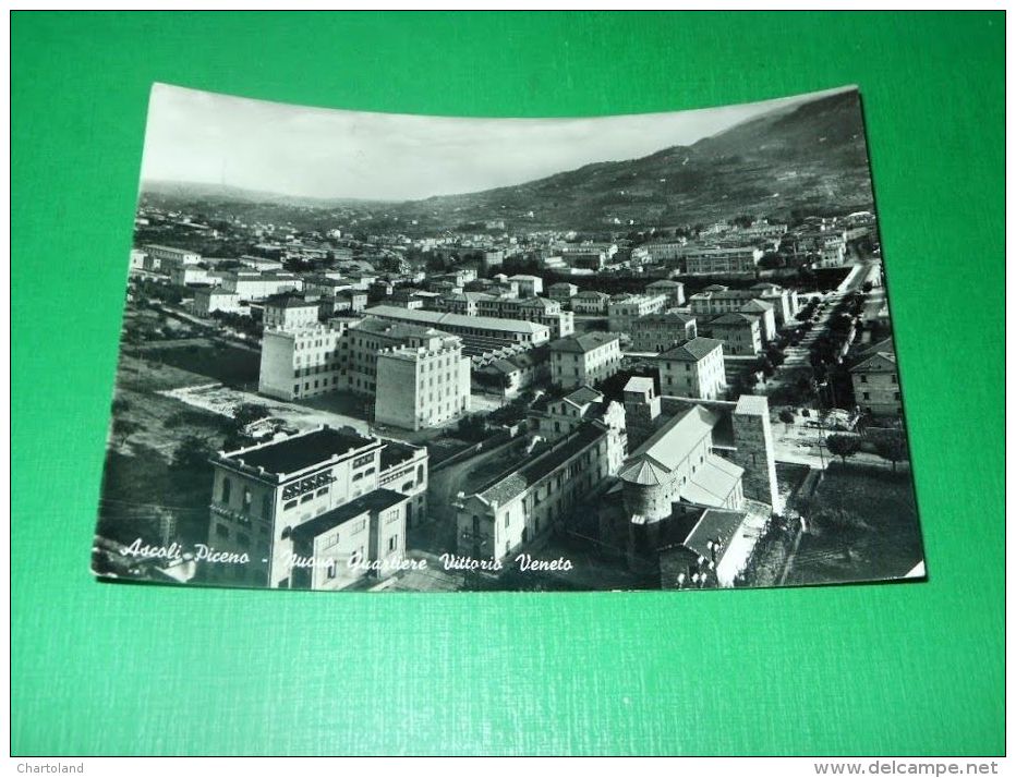 Cartolina Ascoli Piceno - Nuovo Quartiere Vittorio Veneto 1951 - Ascoli Piceno