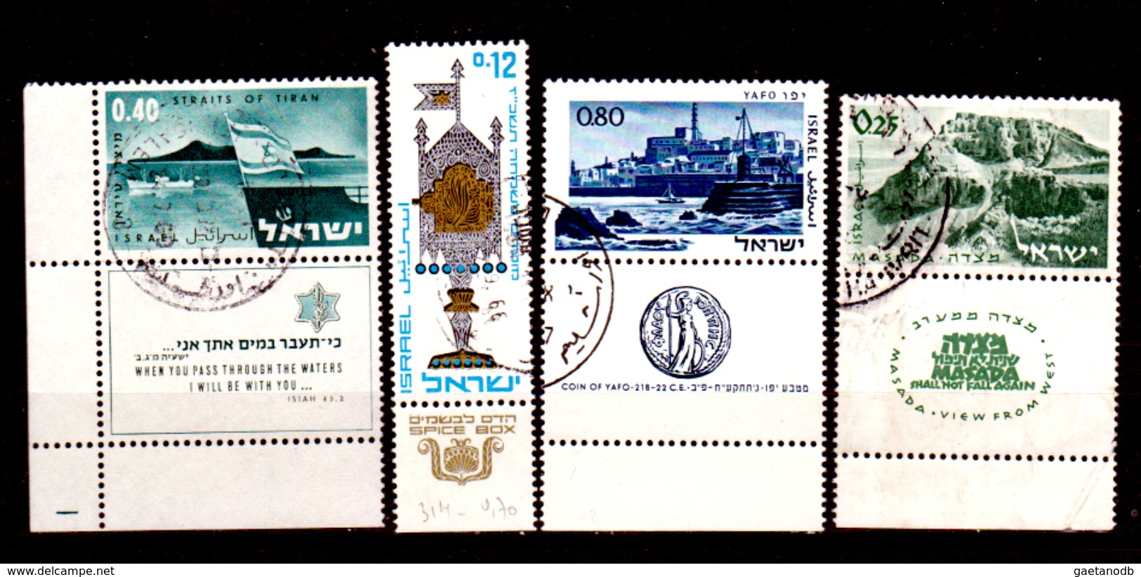 Israele-0074 - Emissione 1965-1967 (o) Used -Senza Difetti Occulti. - Gebraucht (mit Tabs)