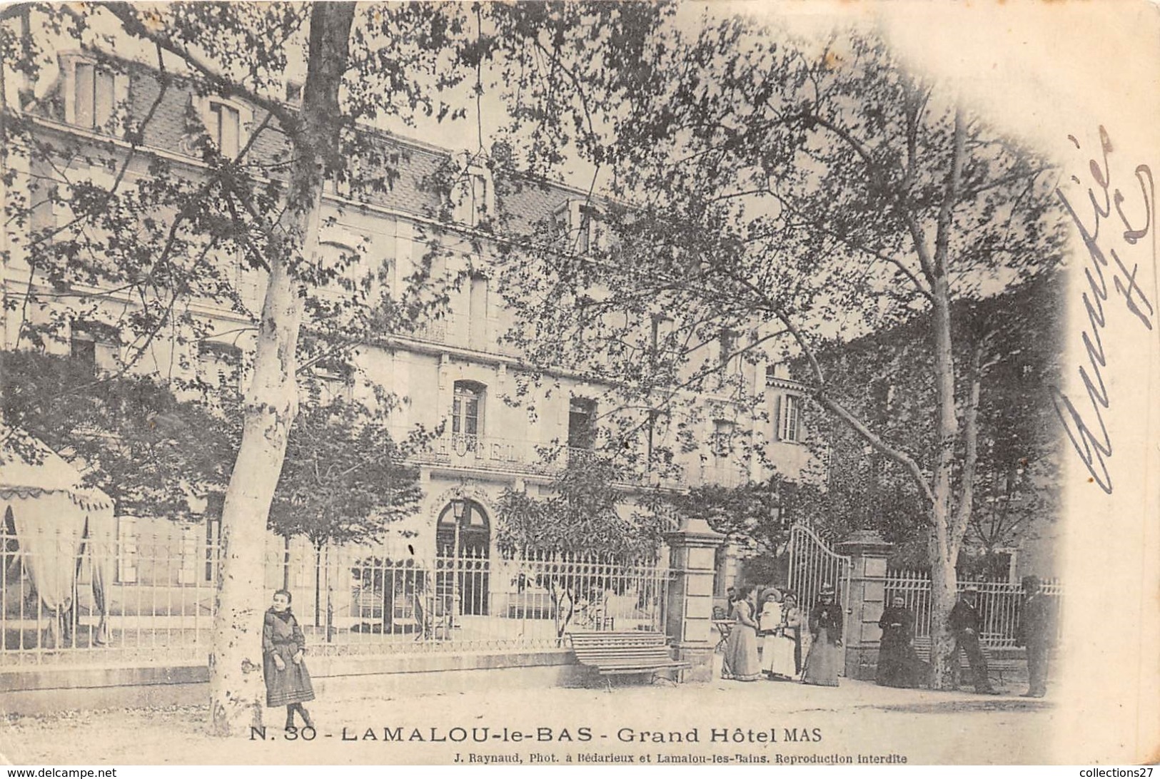 34-LAMALOU-LE-BAS- GRAND HÔTEL MAS - Lamalou Les Bains