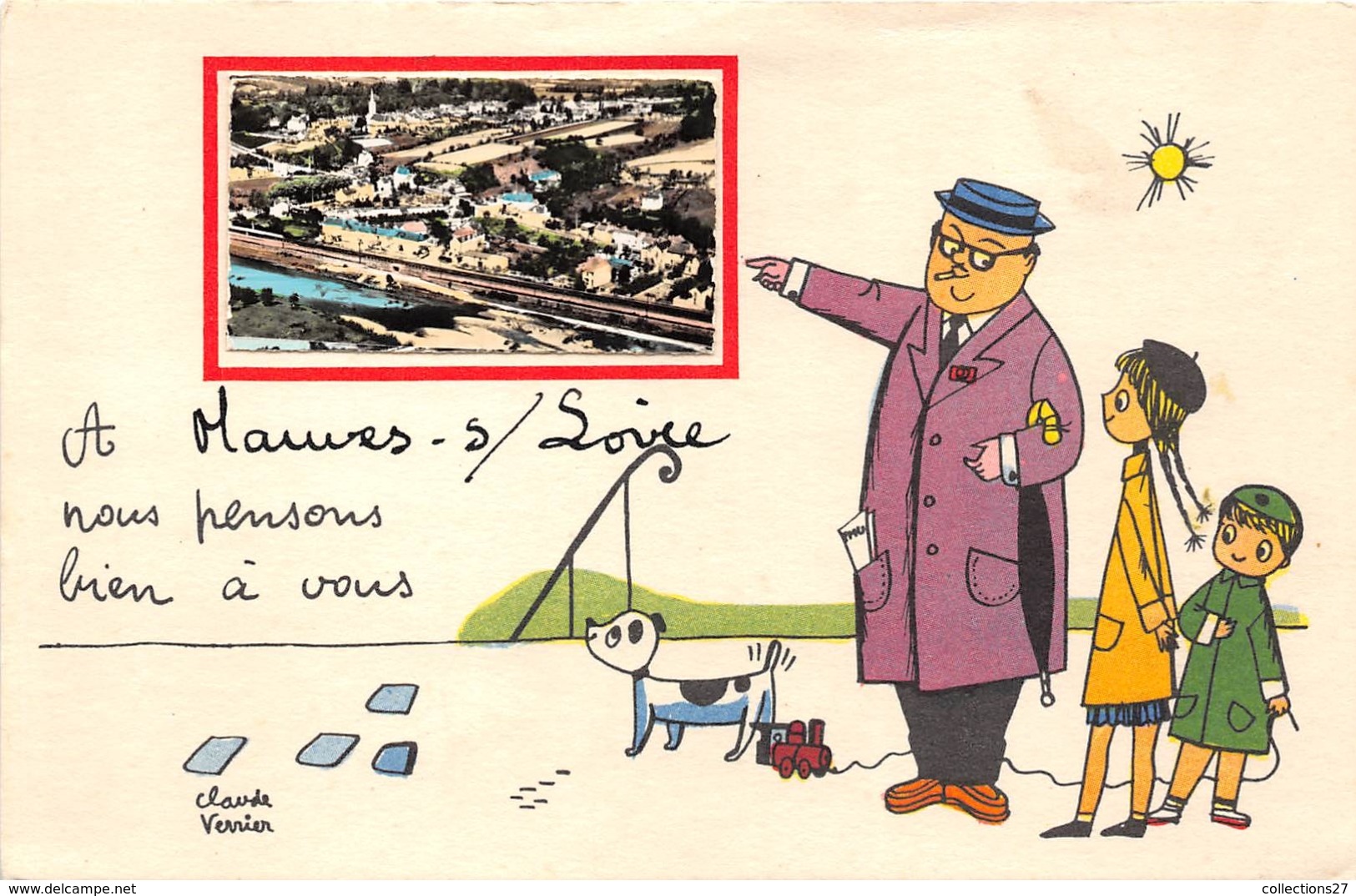 44-MAUVES-SUR-LOIRE- NOUS PENSONS BIEN A VOUS - Mauves-sur-Loire