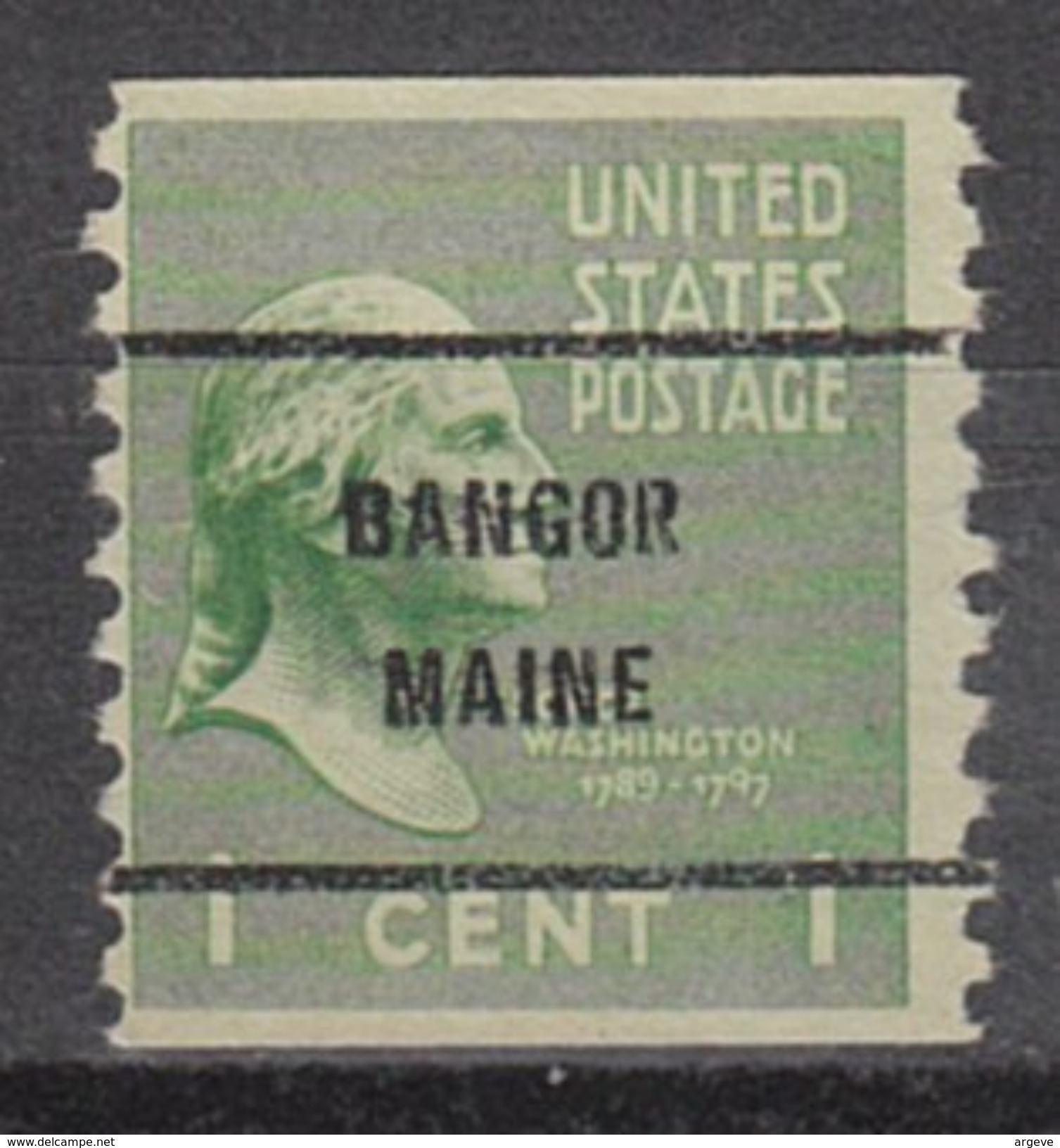 USA Precancel Vorausentwertung Preos Bureau Maine, Bangor 839-61 - Vorausentwertungen