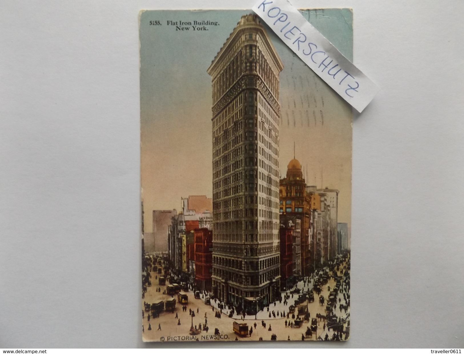 New York, Flat Iron Building, Traffic, 1913 - Manhattan
