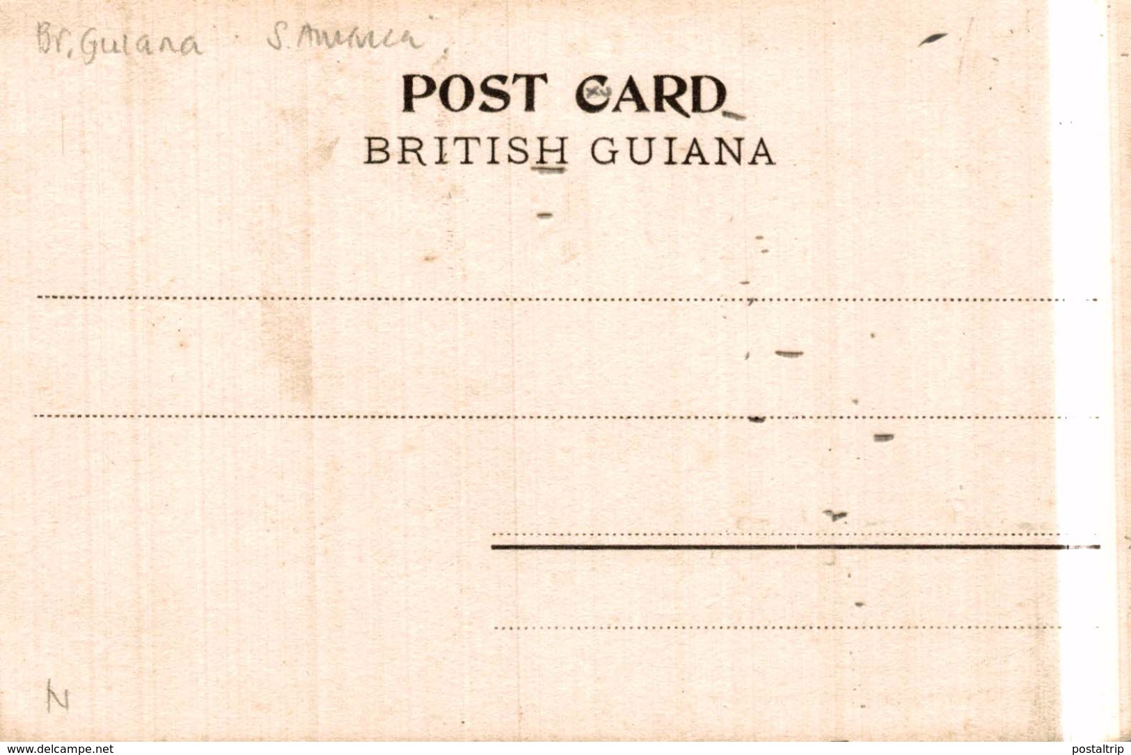 PENAL SETTLEMENT MAZARUNI    BRITISH GUIANA GUYANE BRITANNIQUE  GUAYANA - Otros & Sin Clasificación