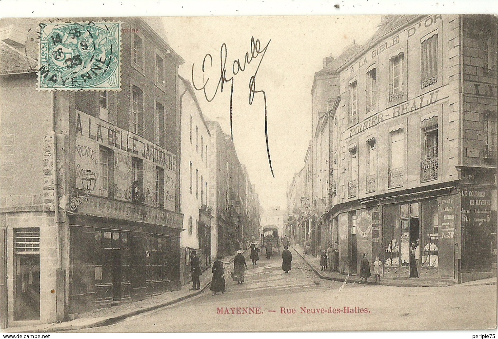 MAYENNE.  Rue Neuves Des Halles. - Mayenne