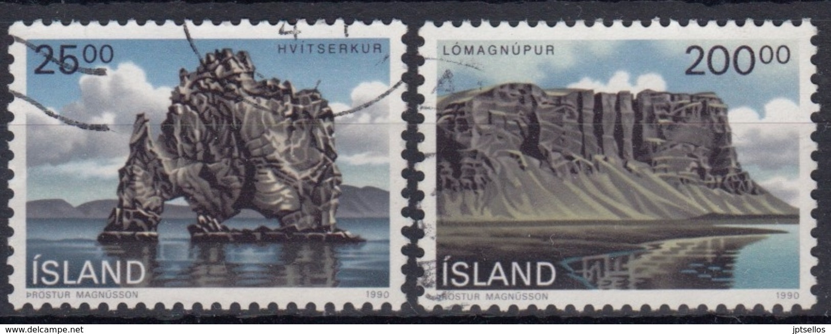 ISLANDIA 1990 Nº 684/85 USADO - Gebruikt