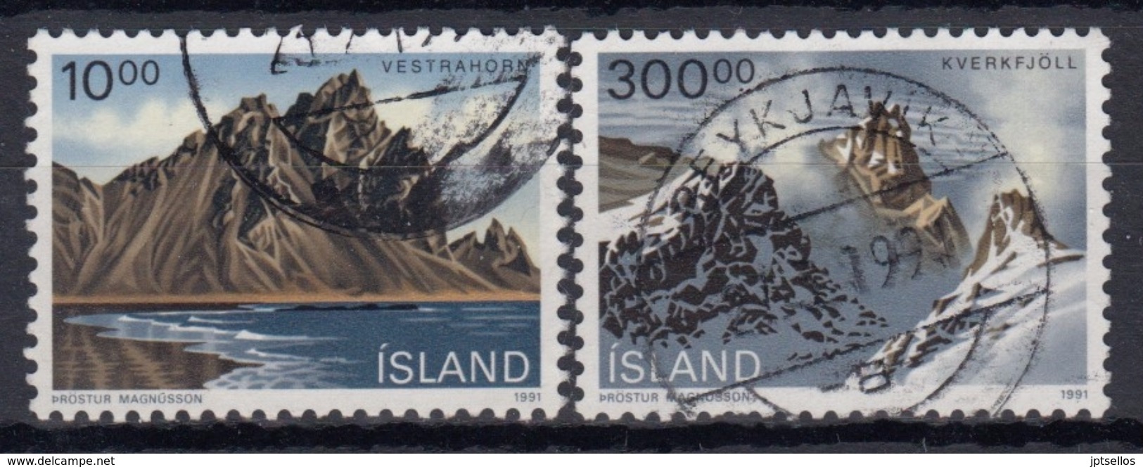 ISLANDIA 1991 Nº 693/94 USADO - Gebruikt