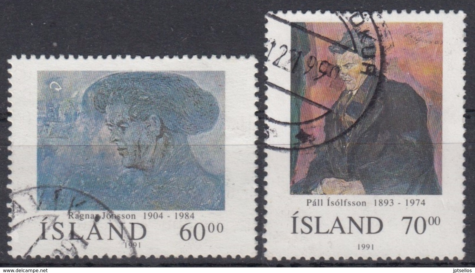 ISLANDIA 1991 Nº 704/05 USADO - Oblitérés