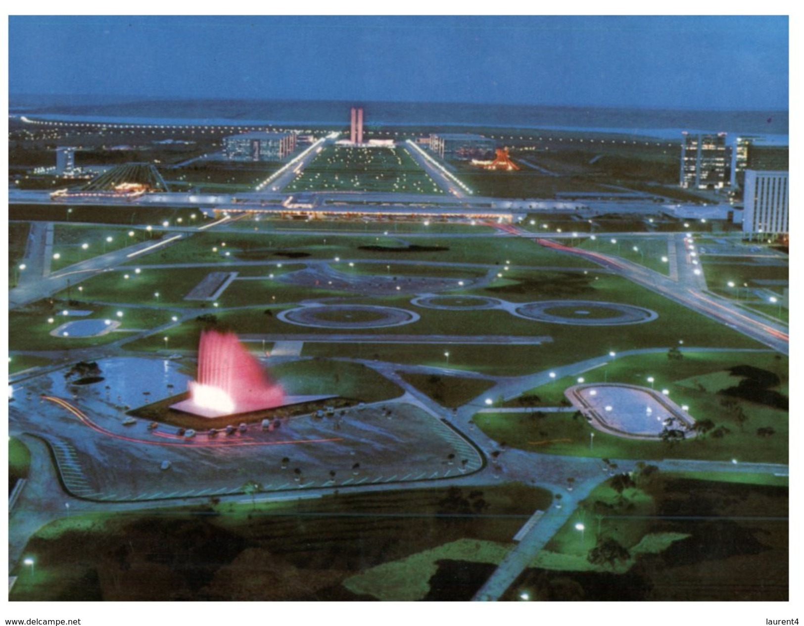 (992) Brazil - Brasilia View From Television Tower - Brasilia