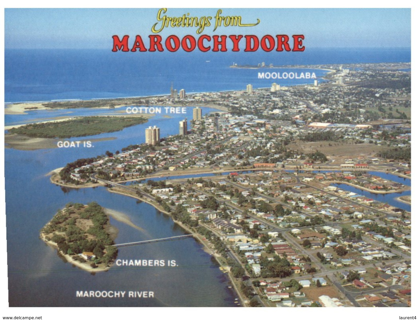 (995) Australia  - (with Living Together Stamp At Back Of Card) - QLD - Morrochydore - Sunshine Coast