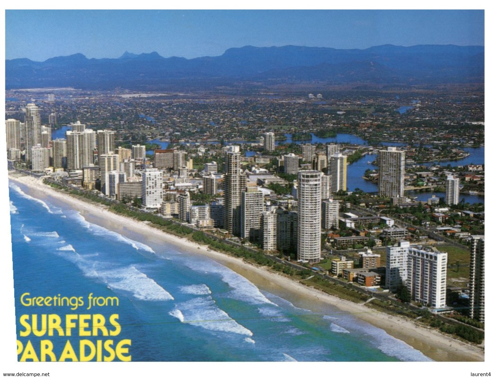 (995) Australia  - (with Stamp At Back Of Card) - QLD - Surfers Paradise - Gold Coast