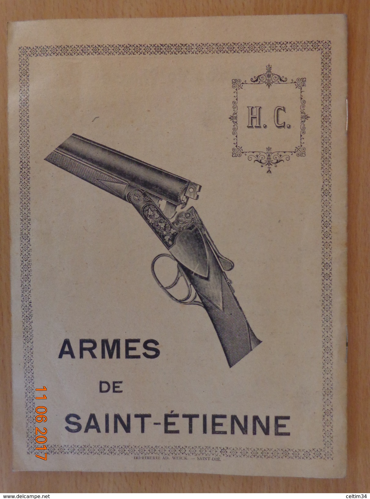ARMES  &  MUNITIONS  --  COMPTOIR  GÉNÉRAL  DE  TROYES  --  ARMES  DE  ST  ETIENNE - France