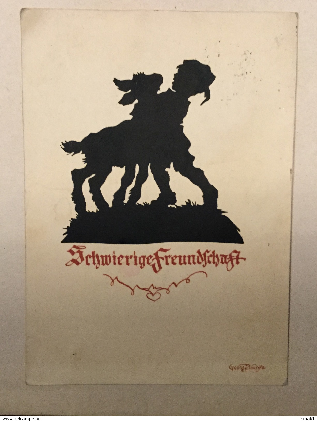 AK  SILHOUETTE   1933. - Silhouetkaarten