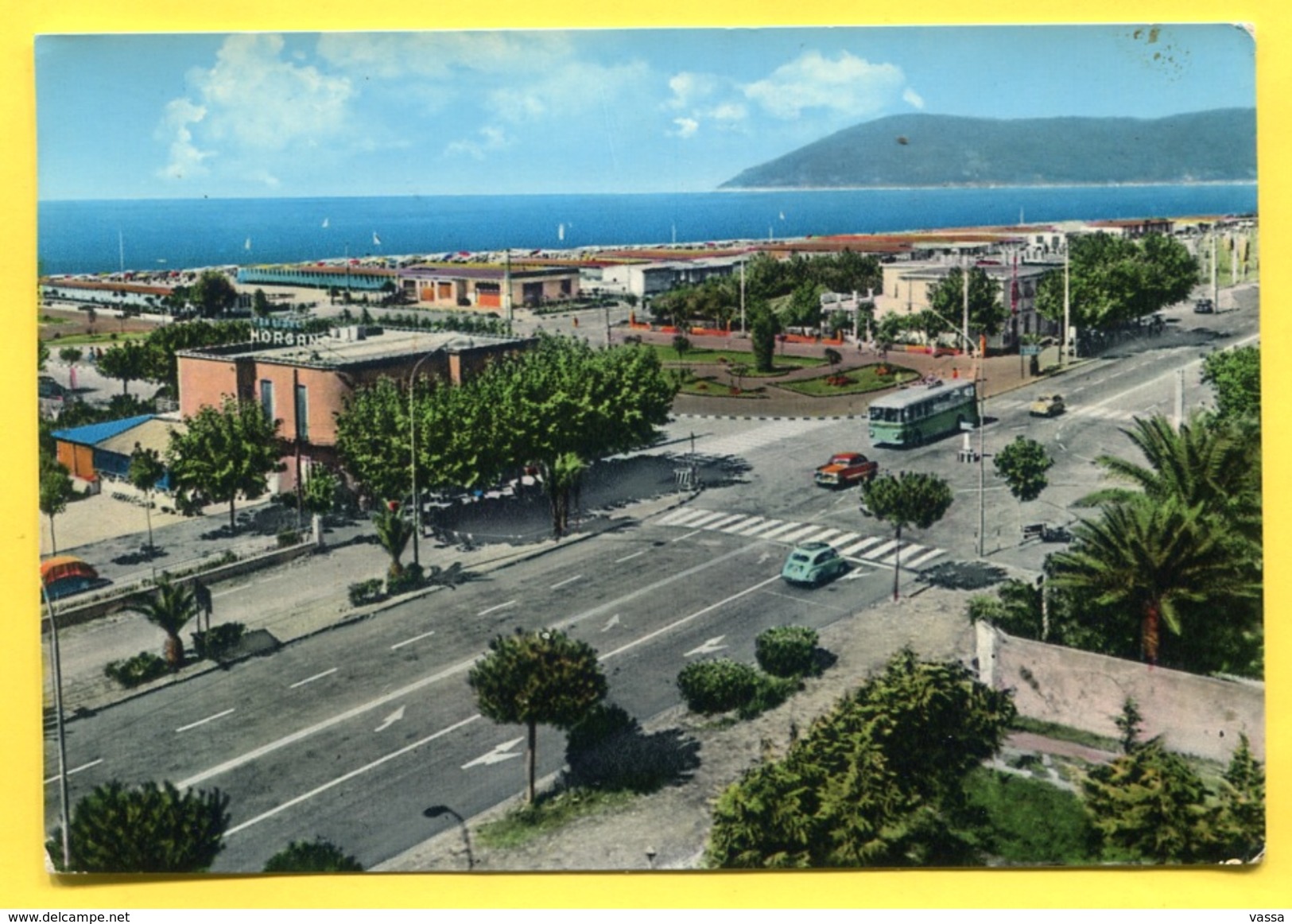 MARINA DI CARRARA Lido Di Paradiso  -  Auto Fiat , Bus - ITALIA .1965 - Carrara