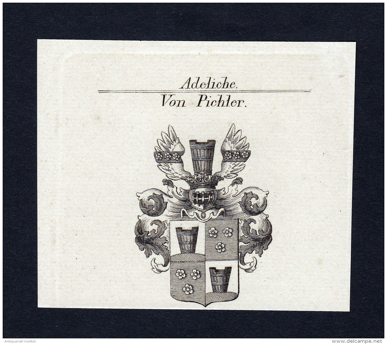 Von Pichler - Pichler Wappen Adel Coat Of Arms Heraldry Heraldik - Stiche & Gravuren