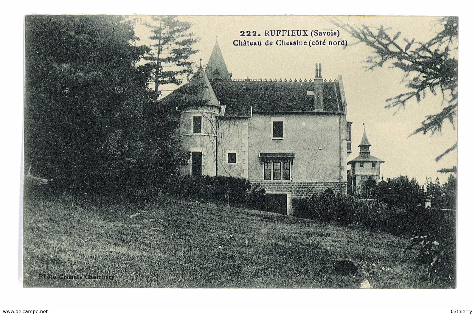 CPA 73 RUFFIEUX CHATEAU DE CHESSINE - Ruffieux