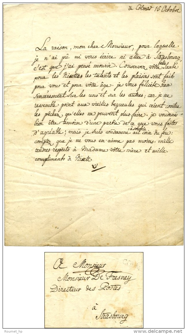 VOLTAIRE, Fran&ccedil;ois-Marie Arouet, Dit (1694-1778), &eacute;crivain Et Philosophe. - Other & Unclassified