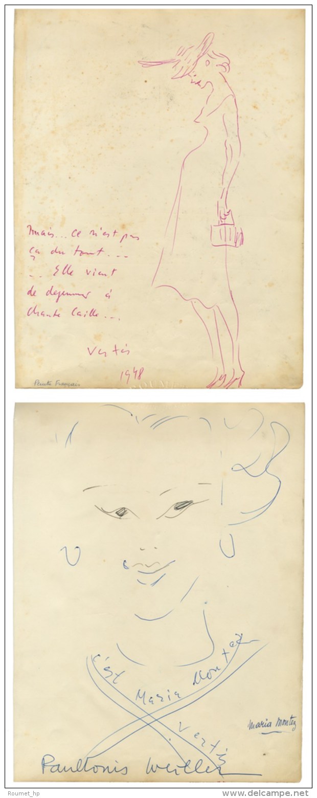 VERT&Egrave;S Marcel (1895-1961), Peintre. - Other & Unclassified