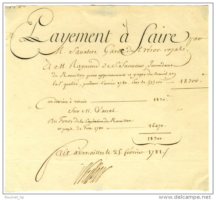 NECKER Jacques (1732-1804), Financier Genevois, Ministre Des Finances De Louis XVI. - Sonstige & Ohne Zuordnung