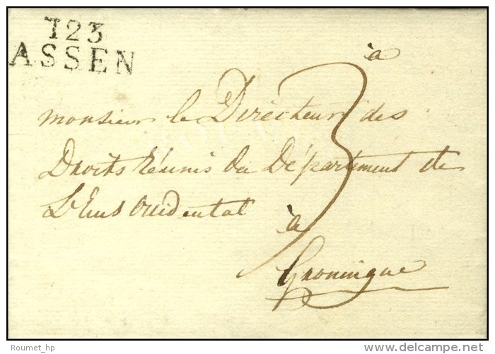 123 / ASSEN. 1812. - SUP. - 1792-1815: Départements Conquis