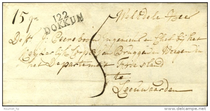 122 / DOKKUM. 1812. - SUP. - 1792-1815: Départements Conquis