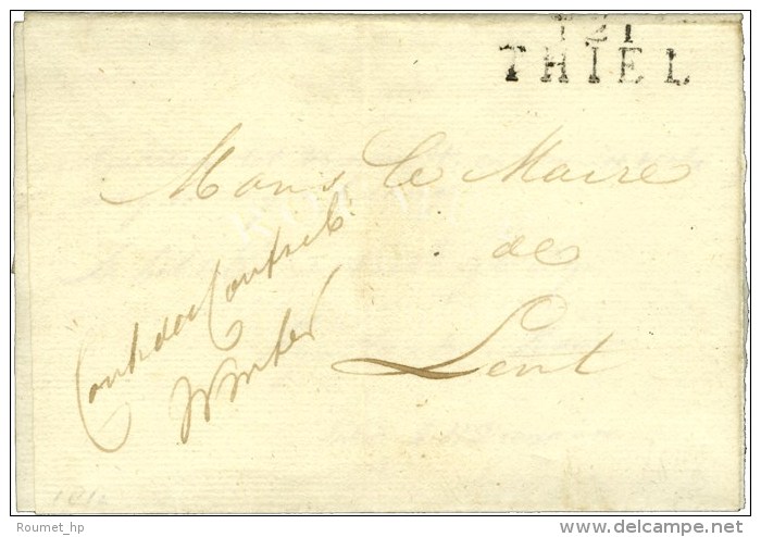 121 / THIEL Sur Lettre En Franchise. 1812. - TB. - 1792-1815: Départements Conquis