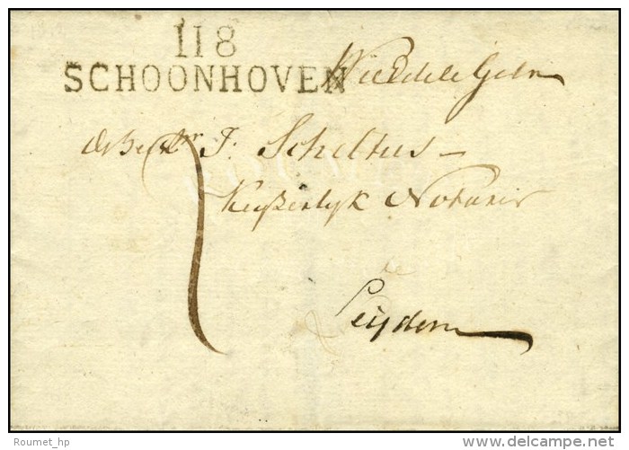 118 / SCHOONHOVEN. 1812. - SUP. - 1792-1815: Départements Conquis
