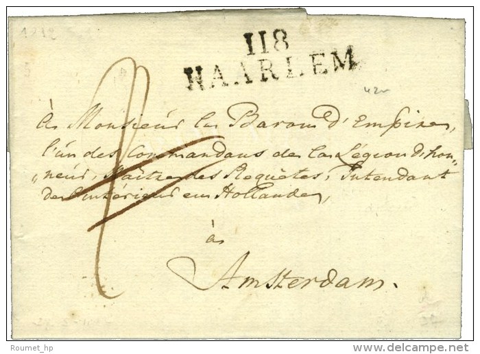 118 / HAARLEM. 1812. - TB / SUP. - 1792-1815: Départements Conquis