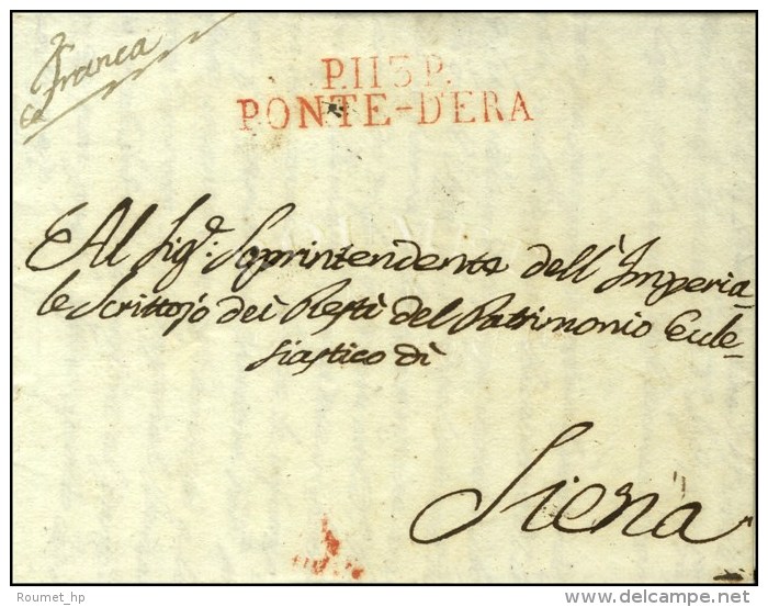 P. 113. P. / PONTE-DERA Rouge. 1812. - SUP. - R. - 1792-1815: Départements Conquis