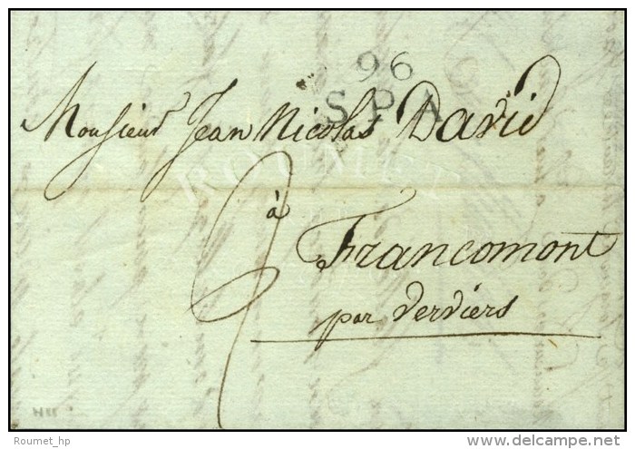 96 / SPA (20 Mm); 1813. - SUP. - 1792-1815: Départements Conquis