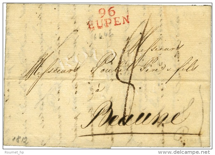 96 / EUPEN Rouge. 1812. - SUP. - 1792-1815: Départements Conquis